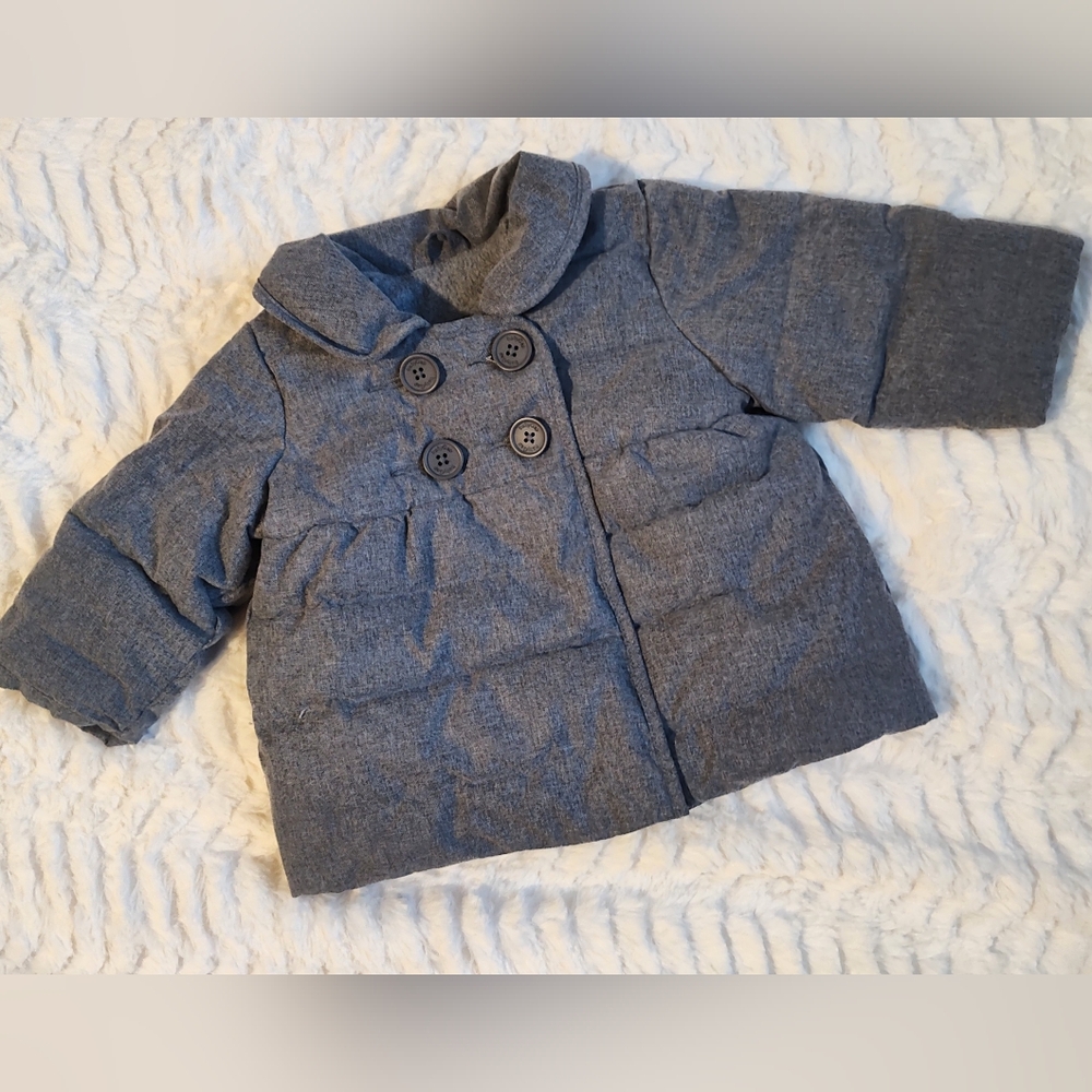 GAP Charcoal Kids Puffer Jacket
